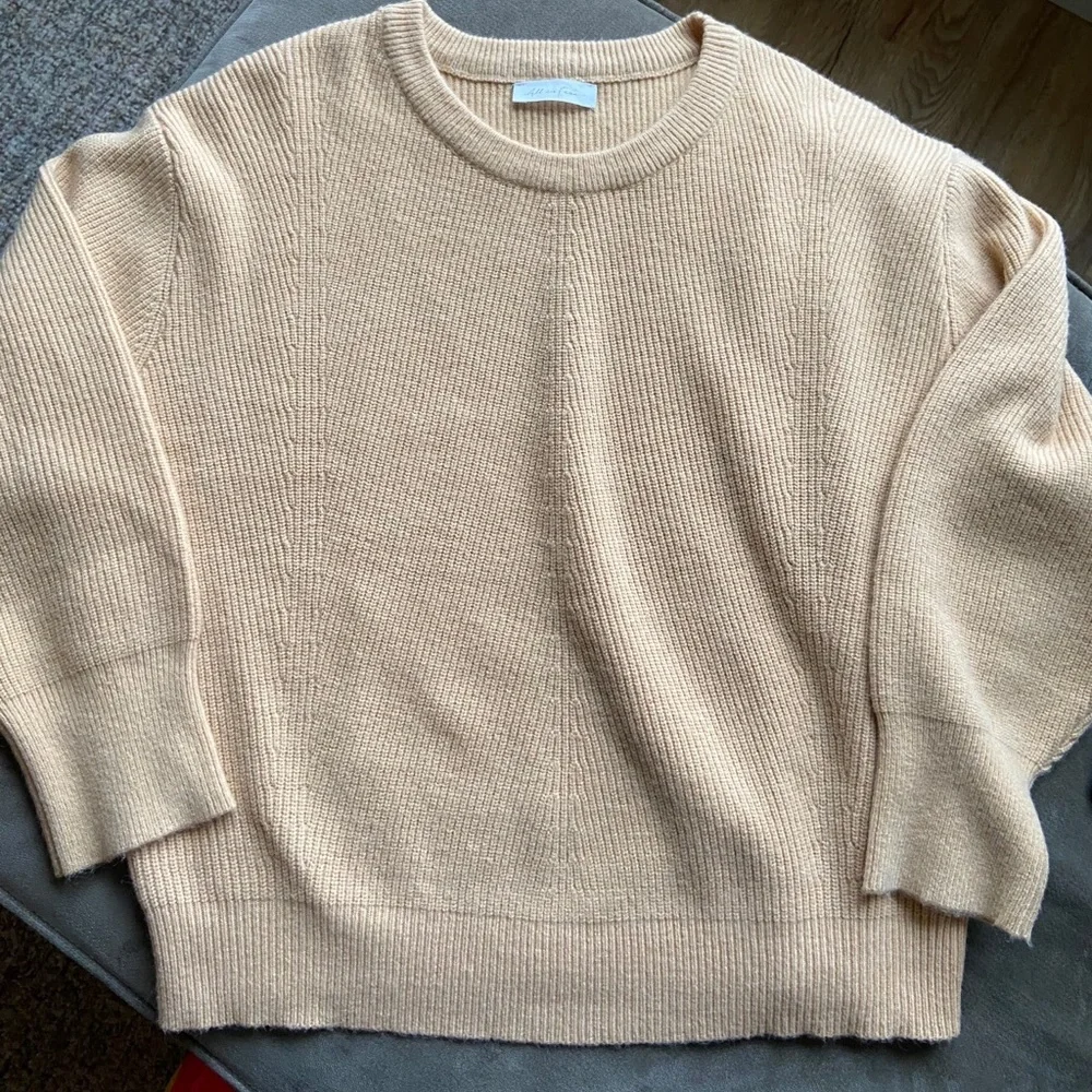 All in Favor Ribbed Crew Neck Sweater